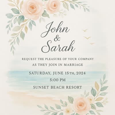 Custom Invitation & Card Designer